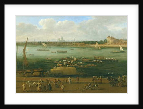 A Panoramic View of Lambeth Palace by Jan the Elder Griffier