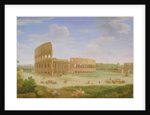 A View of Rome, 1750s by Hendrik van Lint