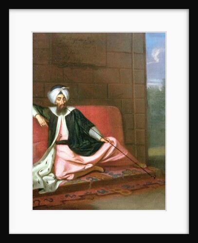 Portrait of Mustapha Aga Emissary to the Swedish Court, 1727 by George Engelhardt Schroeder