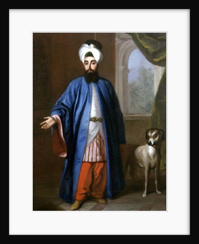 Portrait of Sahid Mehemet Effendi Emissary to the Swedish Court, 1733 by George Engelhardt Schroeder