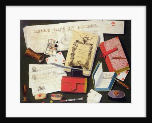 Gambling trompe l'oeil, 1809 by Joseph Parry