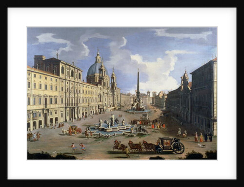 A View of the Piazza Navona in Rome by Gaspar van Wittel