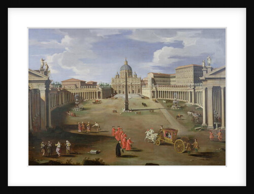 A View of St. Peter's in Rome by Gaspar van Wittel