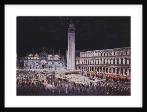 Candlelit Procession through Piazza San Marco by Pietro Antoniani