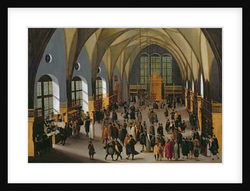 The Prague Stock Exchange by Aegidius Sadeler or Saedeler