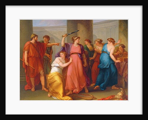 Achilles Discovered by Angelica Kauffman