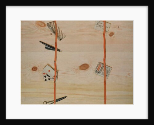 Trompe l'Oeil Letter Rack by Jacob Heinrich Helbigk