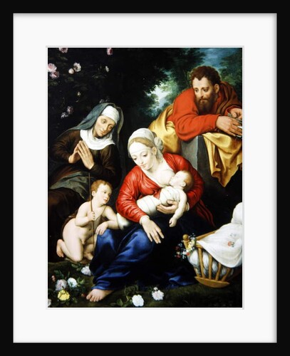 The Virgin and Child with St Joseph, Elizabeth and St John by Martyn & Brueghel Jan the Younger (1601-78) Pepyn