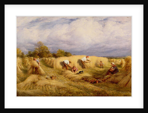 Harvesters, 1855 by John Linnell
