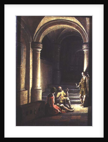 Joseph in prison interpreting the dreams of the baker and the butler, 1624 by Hendrik the Younger Steenwyck