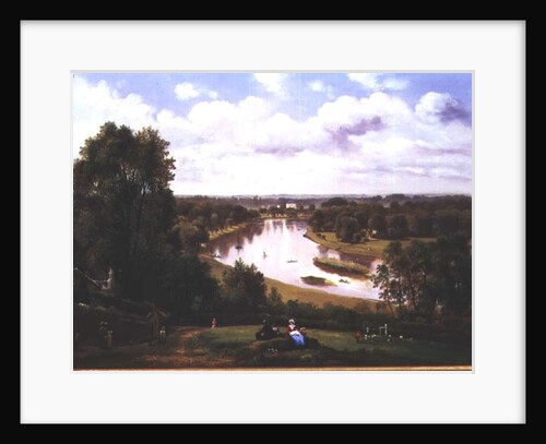 View of the River Thames from Richmond Hill by Thomas Christopher Hofland