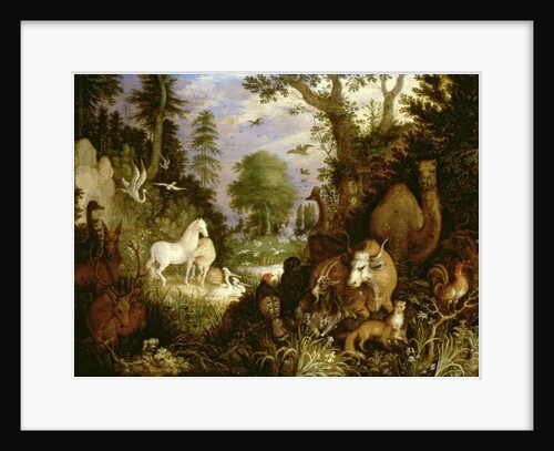 The Garden of Eden by Roelandt Jacobsz. Savery