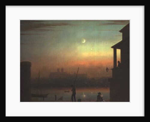 The Thames by Moonlight by Thales Fielding