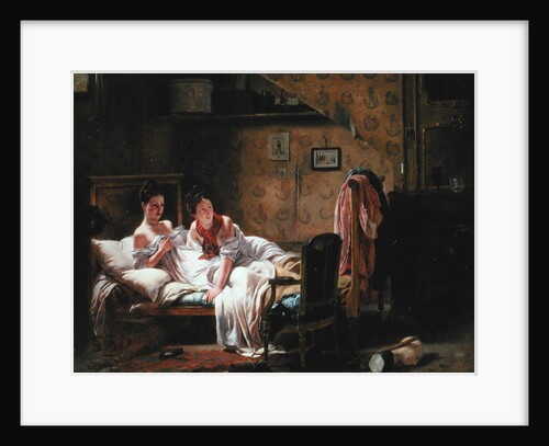 Two women in bed by J.A. Rohne