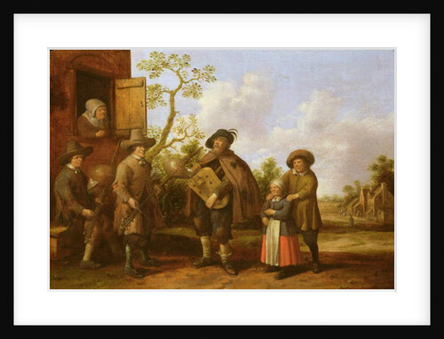 Village Scene with Musicians, 1659 by Joost Cornelisz. Droochsloot