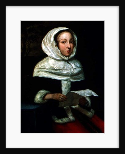Portrait of a seated lady reading a letter by Eglon Hendrick van der Neer