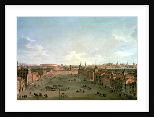A View of the Calle de Alcala, Madrid, c.1750 by Antonio Joli