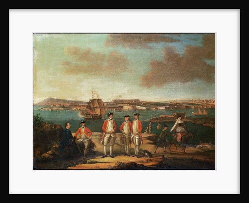 British Officers in San Felipe, Minorca by Alberto Pullicino