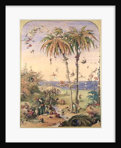 The Enchanted Tree, a fantasy based on 'The Tempest', 1845 by Richard Doyle