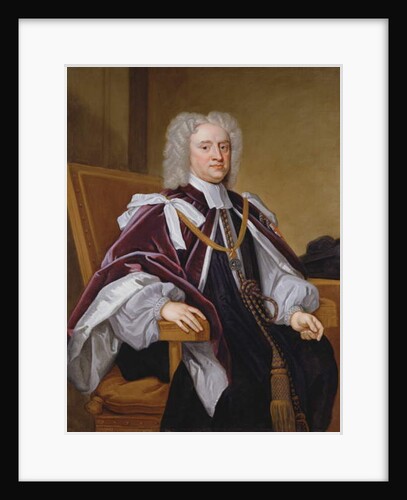 Portrait of Bishop Trelawny, one of the Seven Bishops who petitioned against James II's Declaration of Indulgence and were tried for libel by Godfrey Kneller