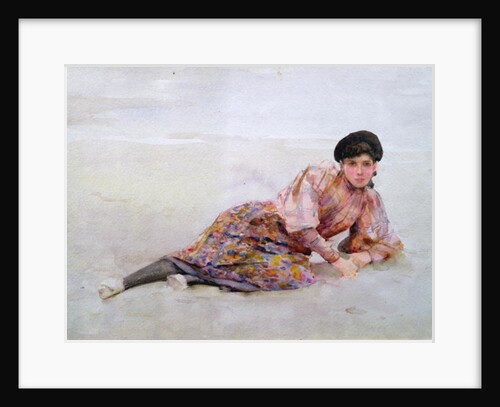 Girl on the Beach by Henry Scott Tuke