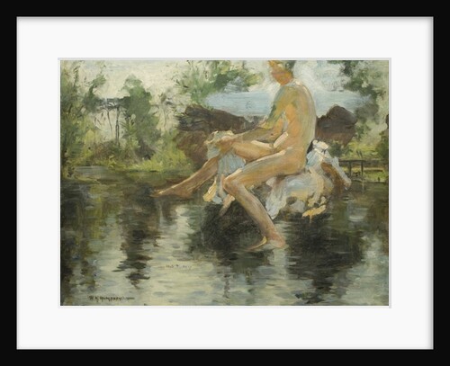 Sketch of a Seated Boy, 1917 by Henry Scott Tuke