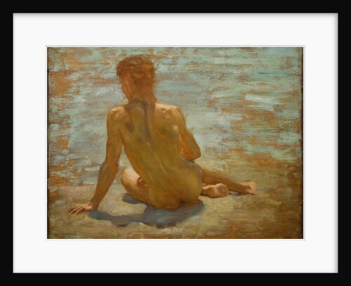 Sketch of Nude Youth, c.1921 by Henry Scott Tuke