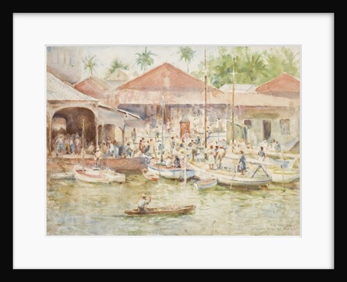 The Market, Belize, British Honduras, 1924 by Henry Scott Tuke