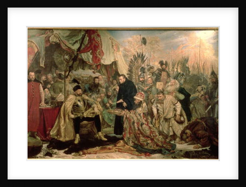 Bathory at Pskov, 1872 by Jan Matejko