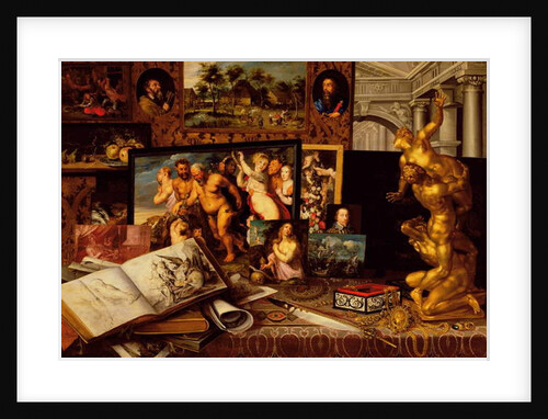 The Art Cabinet of Prince Royal Vladislav Sigismund Vasa, 1626 by Flemish School
