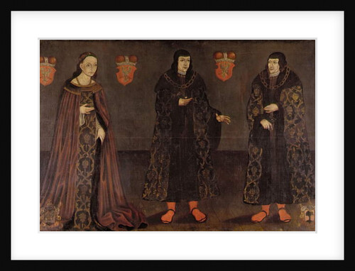 Portrait of Stanislaw, Janus III and Anna, Mazovian Dukes, 1620-40 by Polish School
