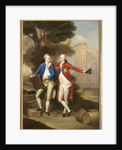 The Counts Franciszek and Kazimierz Rzewuski in Rome, 1772 by Anton von Maron