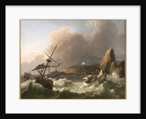 Storm at Sea, 1702 by Ludolf I Backhuysen