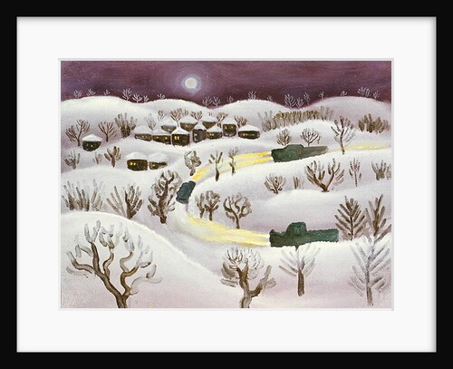 Winter Night, 1971 by Radi Nedelchev