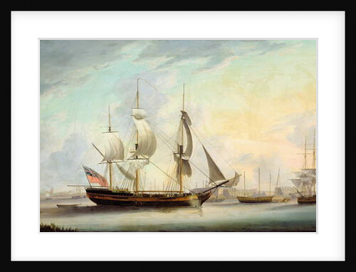 Shipping in the Thames at Deptford, 1789 by Robert Dodd