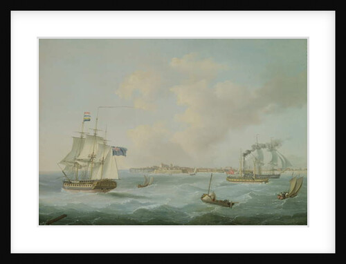 Shipping off Margate, 1825 by John Thomas Serres