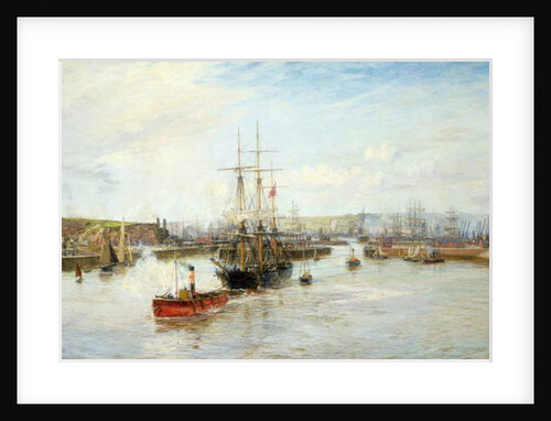 Entrance to Barry Dock, South Wales, 1897 by William Lionel Wyllie