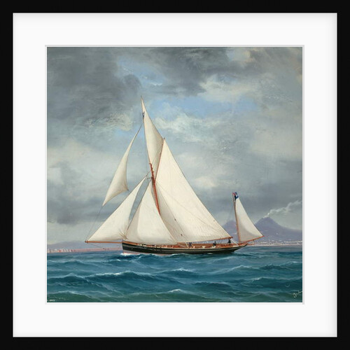 The Yawl ONYX, 52 tons, 1889 by Antonio de Simone