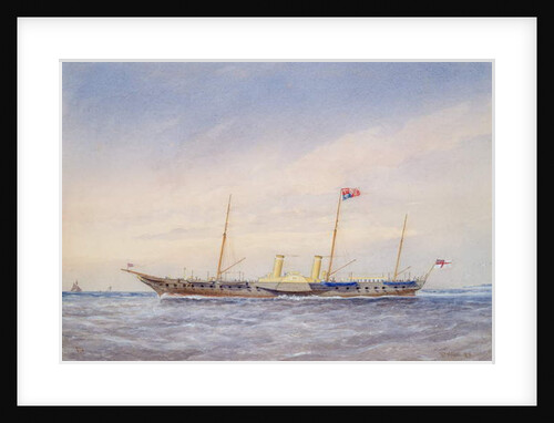 The Royal Yacht Osbourne, 1876 by William Frederick Mitchell