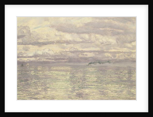 A Pearly Summer Seascape by John Brett