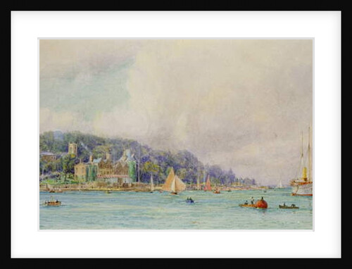 The Royal Yacht Squadron, Cowes by Henry Branston Freer