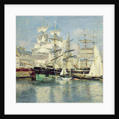 Squared - Riggers in Le Havre, 1886 by Johannes Martin Grimelund