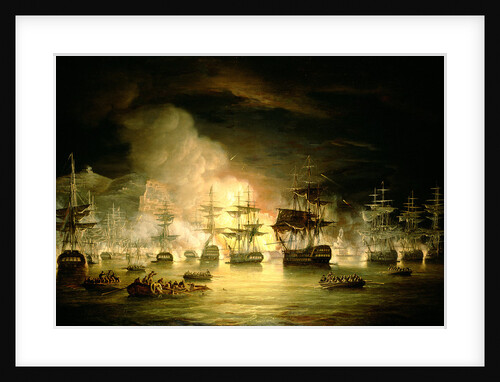 Bombardment of Algiers, August 1816, 1820 by Thomas Luny