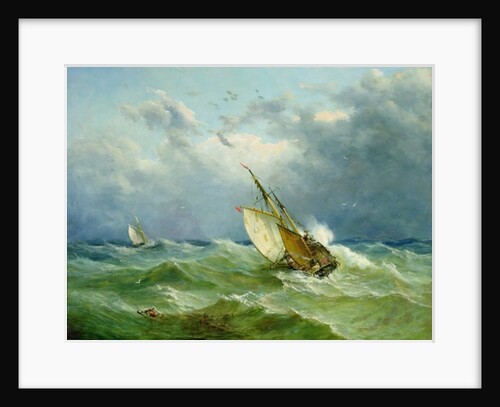 Lowestoft Trawler in Rough Weather by John Moore