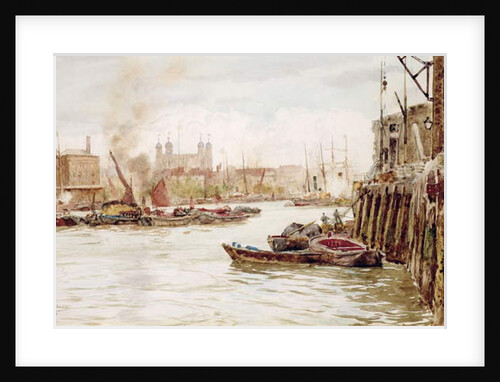 Port of London: Upper Pool, 1896 by Herbert Menzies Marshall