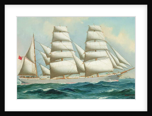 Three Masted Barque Annesley by Woolston Barratt