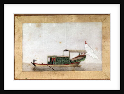 Chinese junk of the Great Zheng He or Hajji Mahmud Chinese eunuch and marine explorer by Anonymous