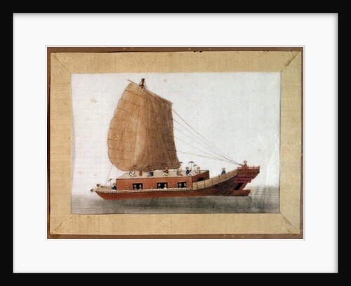 Chinese junk of the Great Zheng He or Hajji Mahmud, Chinese eunuch and marine explorer by Anonymous