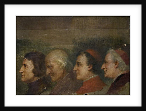 Four clergymen by Jean or Jehan Georges Vibert