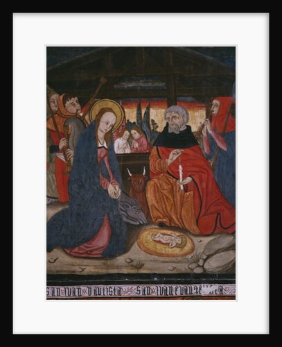 Nativity, panel from the Church San Andres of Tortura, late 15th century-early 16th century by School Spanish